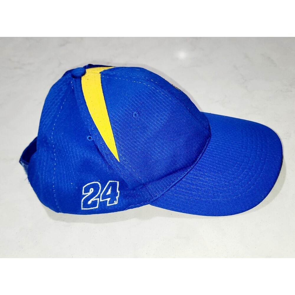 NAPA Racing Chase Elliott #24 Hendrick Motorsports Nascar Blue Strapback Cap Hat - Picture 4 of 12